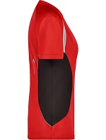 Daiber JN 390 Dámské běžecké tričko s výstřihem do V 02.0390 red/black Daiber JN 390 Dámské běžecké tričko s výstřihem do V 02.0390 red/black