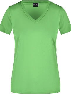 Daiber JN 735 Dámské sportovní tričko s výstřihem do V 02.0735 lime green