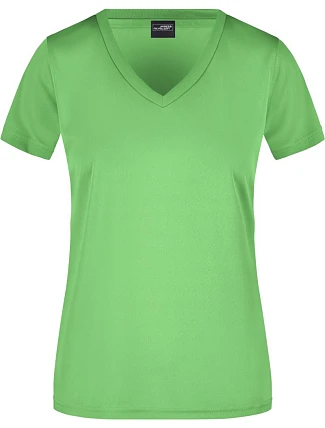 Daiber JN 735 Dámské sportovní tričko s výstřihem do V 02.0735 lime green Daiber JN 735 Dámské sportovní tričko s výstřihem do V 02.0735 lime green