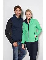 Daiber JN 1129 Dámská 2-vrstvá promo softshellová bunda 02.1129 green/navy