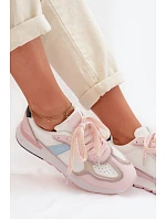 Dámské tenisky z eko kůže růžové Kelira