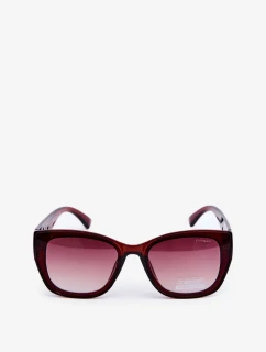 Dámské sluneční brýle UV400 tmavě hnědé