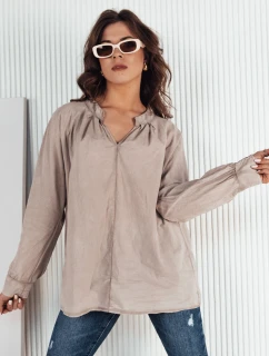 Dámské tričko NEBREDA beige FashionStreet DY0390