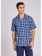 Taro Sammuel 3184 pyžamo kr/r 3XL-4XL pánské rozepínací