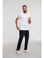 Russell Athletic 566M Pánské elastické piqué polo 10.566M white Russell Athletic 566M Pánské elastické piqué polo 10.566M white