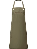 Premier PR 121 Zástěra s laclem a bočními kapsami "Barley" 39.0121 olive/chestnut Premier PR 121 Zástěra s laclem a bočními kapsami "Barley" 39.0121 olive/chestnut
