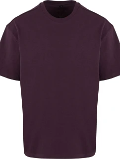 New Morning Studios NM 003 Unisex oversize tričko z těžké bavlny 57.0003 plum purple