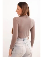 Dámská blůza z kašmíru s jemným rolákem a dlouhým rukávem fango