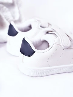 Dětské Tenisky Se Suchým Zipem Bíle-Tmavě Modré California