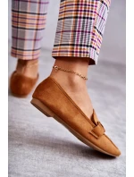 Semišové mokasíny se zdobením velbloudí Santi