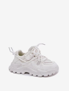 Sportovní Boty Sneakers Dětské Bílé Tilvianea