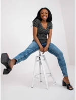 Džíny kalhoty D85035C62220M263 modré Džíny kalhoty D85035C62220M263 modré