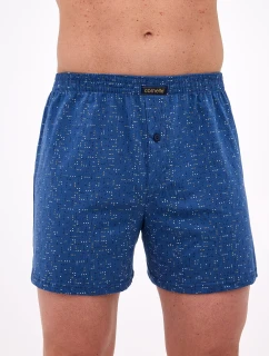 Pánské boxerky Comfort 002/320 Modrá vzor - Cornette