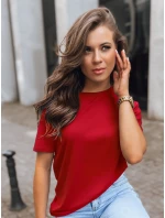 MAYLA dámské tričko červené FashionStreet RY2210 MAYLA dámské tričko červené FashionStreet RY2210