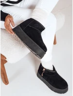 Dámské sněhule na platformě černé FashionStreet ZY1052