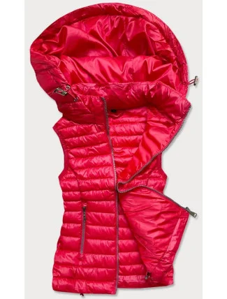 Červená prošívaná dámská vesta (B2721) Červená prošívaná dámská vesta (B2721)