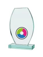 Skleněná trofej a pouzdro s barevným potiskem LuxorJet Skleněná trofej a pouzdro s barevným potiskem LuxorJet