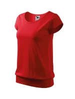City tričko dámské červená