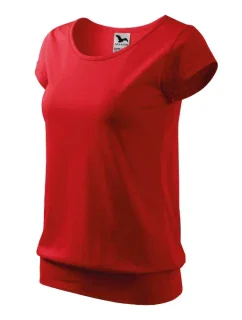 City tričko dámské červená