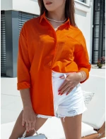 Dámská oranžová košile TRENDSET FashionStreet DY0436 Dámská oranžová košile TRENDSET FashionStreet DY0436