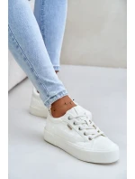 Dámské Tenisky Na Platformě Zateplené Big Star OO274A464 Bílé