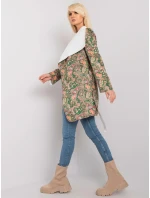 Dámský kabát DHJ PL 6022A.26X khaki Dámský kabát DHJ PL 6022A.26X khaki