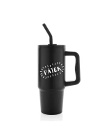 PÁTEK - černý cestovní termohrnek 900 ml  