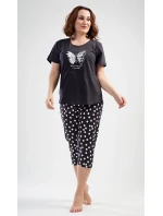 Dámské pyžamo kapri Motýl Dámské pyžamo kapri Motýl