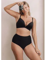 Mefemi Amelia push-up podprsenka s kosticemi Černá Mefemi Amelia push-up podprsenka s kosticemi Černá