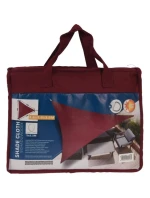 ZAHRADNÍ SLUNEČNÍK TROJÚHELNÍK 3,6X3,6X3,6M BORDÓ