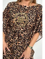 Panther bat šaty béžové Panther bat šaty béžové