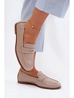 Mokasíny z přírodní kůže Vinceza Béžové