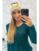 Dámská čepice Ofelia K349 beige Dámská čepice Ofelia K349 beige