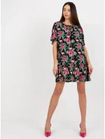 Šaty D73771M30306C černozelené Šaty D73771M30306C černozelené