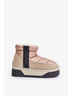 Nízké sněhule na silné podrážce D.Franklin Béžové