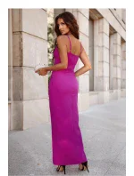 Dlouhé šaty 208882 fuchsie - With You