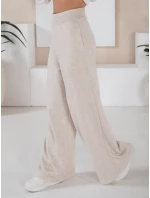 Dámský komplet širokých kalhot a mikiny MINALIA beige FashionStreet AY0917 Dámský komplet širokých kalhot a mikiny MINALIA beige FashionStreet AY0917