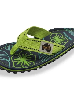 Žabky Gumbies Islander Lime Hibiscus GU-FFISL148