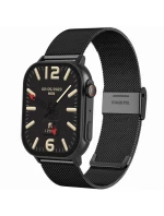 Chytré hodinky Gravity GT15-3 Červený silikonový řemínek + černý náramek Chytré hodinky Gravity GT15-3 Červený silikonový řemínek + černý náramek