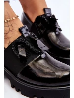 Lakované Boty S Ornamenty Černá Keily