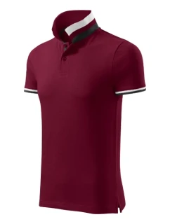 Collar Up polokošile pánská garnet