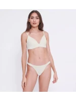 Dámská tanga GO Casual Tiny tanga 2P - WHITE - ecru 00GZ - SLOGGI