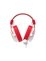 Herní sluchátka Havit H2002d bílá/červená