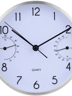 NÁSTĚNNÉ NEBO STOLNÍ HODINY 15X4CM ARTICASA BÍLÉ