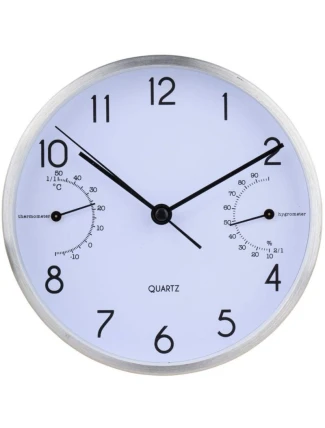 NÁSTĚNNÉ NEBO STOLNÍ HODINY 15X4CM ARTICASA BÍLÉ