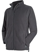 Stedman Fleece Jacket Men Pánská fleecová bunda 05.5030 grey steel
