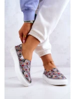 Dámské tenisky nazouvací Memory Foam Big Star JJ276015 šedé