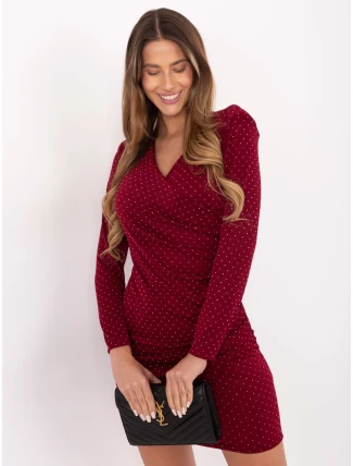 Šaty IT SK 20277.03P bordó