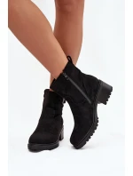 Boty na podpatku model 217814 Step in style Boty na podpatku model 217814 Step in style