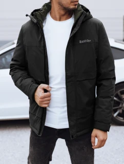 Pánská zimní bunda s kapucí černá FashionStreet TX4908